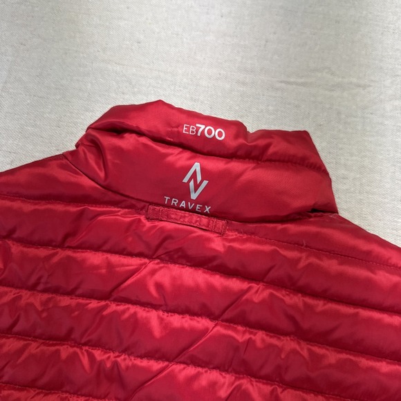 Eddie Bauer Puffer Vest Mens Small EB700 Down Red Jacket Outdoor Gorpcore - Picture 7 of 10